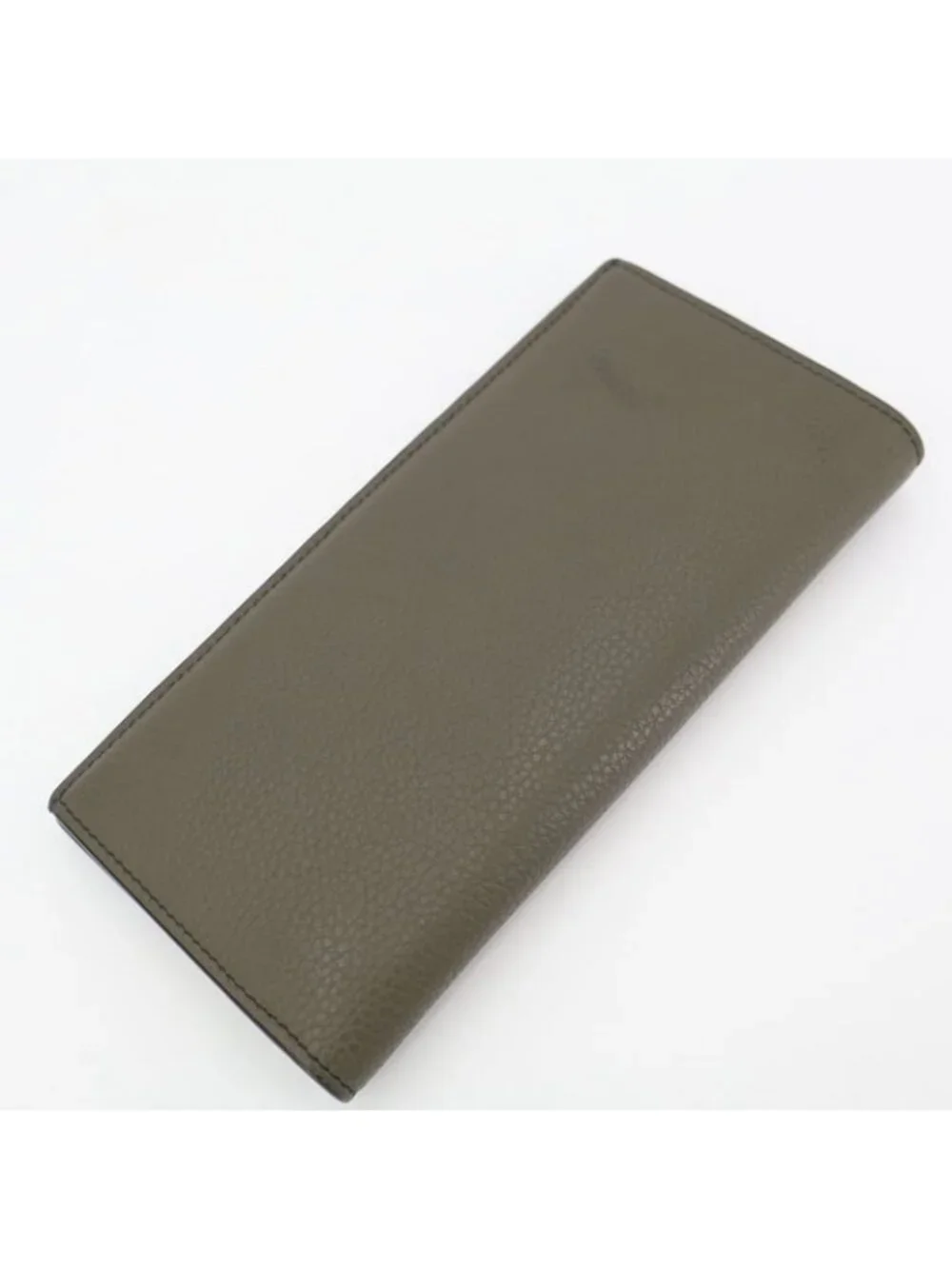 Christian Dior Vertical Long Wallet Beige Leather 2 cdi